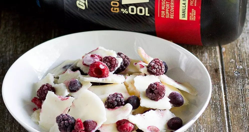 Vanilla Protein Yogurt Bark